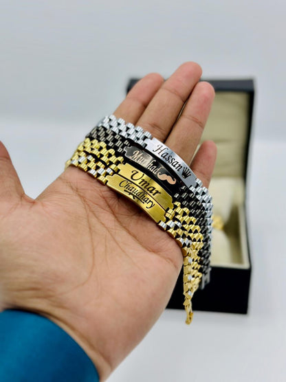 Beautifull Engraved Name Bracelet