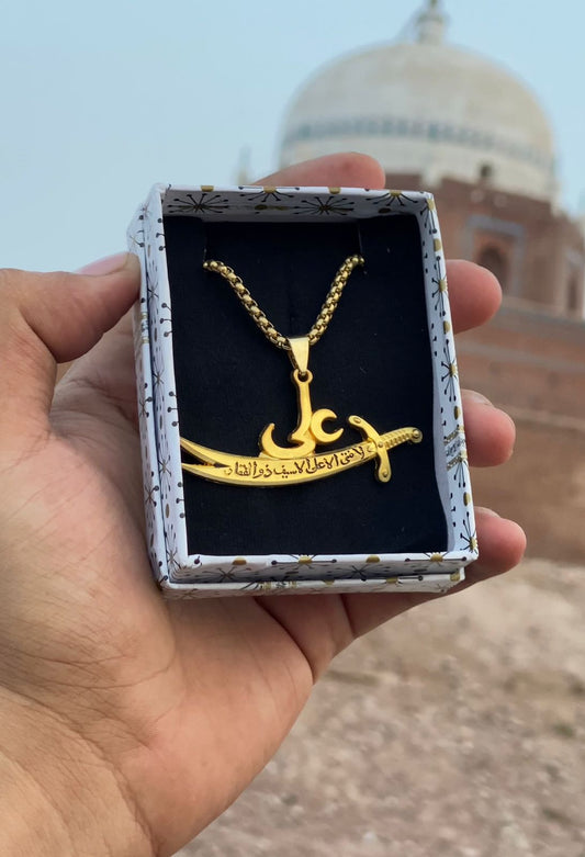 Beautifull Zulfiqar Necklace (MA001)